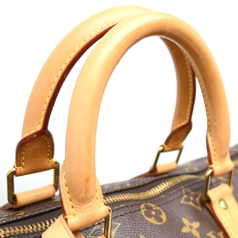 LOUIS VUITTON Brown Monogram Keepall 55 Boston Bag - Picture 5 of 10